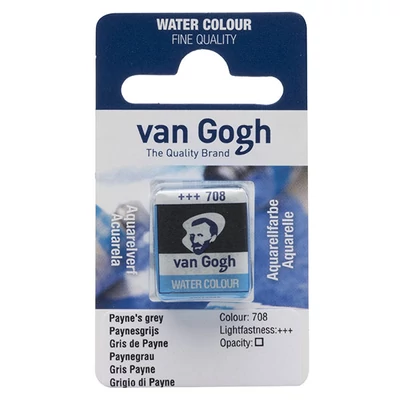 Talens Van Gogh svilenkasta akvarel boja, 1/2 svile- 708, Payne's grey