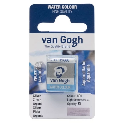 Talens Van Gogh svilenkasta akvarel boja, 1/2 svile- 800, silver