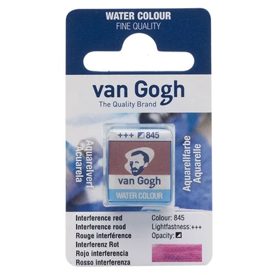 Talens Van Gogh svilenkasta akvarel boja, 1/2 svile- 845, interference red