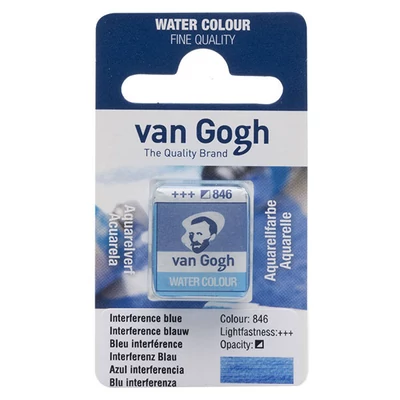 Talens Van Gogh svilenkasta akvarel boja, 1/2 svile- 846, interference blue