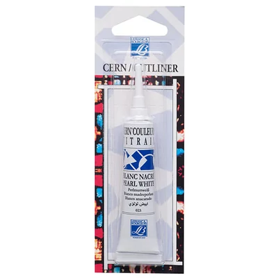 Vitrail konturna boja, negoriva, 20 ml - biserno bijela, 023