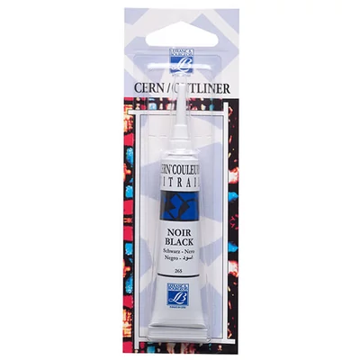 Vitrail konturna boja, negoriva, 20 ml - crna, 265