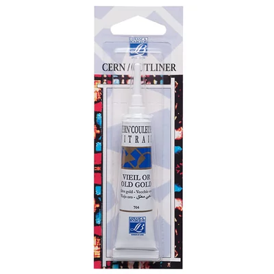 Vitrail konturna boja, negoriva, 20 ml - sat zlatna, 704