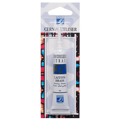 Konturna boja Vitrail, negoriva, 20 ml - mesing, 715