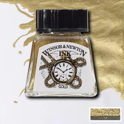 Tinta Winsor&Newton, 14 ml - gold