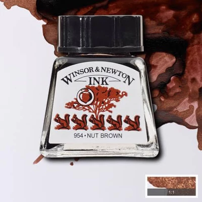 Tinta Winsor&Newton, 14 ml - nut brown