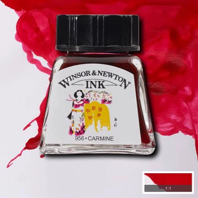 Tinta Winsor&Newton, 14 ml - carmine