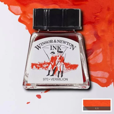 Tinta Winsor&Newton, 14 ml - vermilion