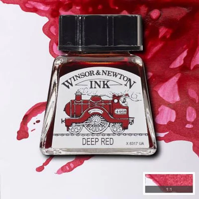 Tinta Winsor&Newton, 14 ml - deep red