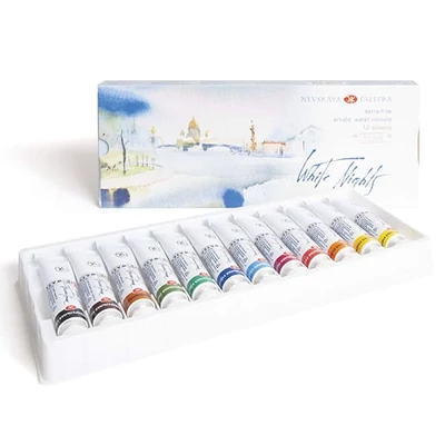 Set akvarel boja White Nights, tuba - 12x10 ml
