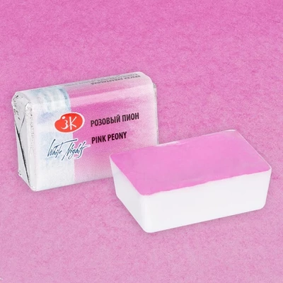 White Nights svilenkasta akvarel boja 2,5 ml, pasztell - 366, pink peony