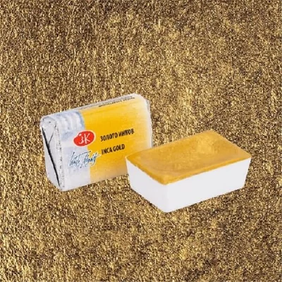 White Nights svilenkasta akvarel boja 2,5 ml, metál - 969, Inca gold