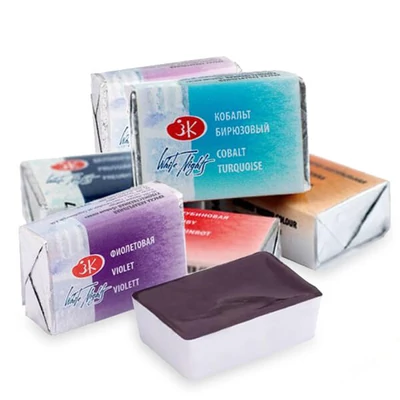 White Nights svilenkasta akvarel boja 2,5 ml - u različitim bojama
