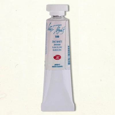White Nights akvarel boja u tubi 10 ml - 100, zinc white