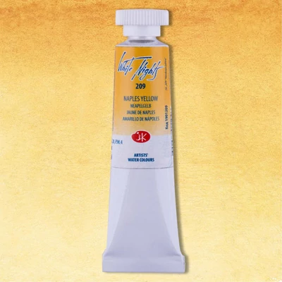 White Nights akvarel boja u tubi 10 ml - 209, naples yellow