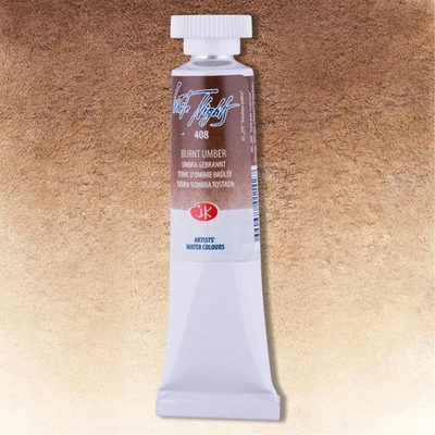 White Nights akvarel boja u tubi 10 ml - 408, burnt umber