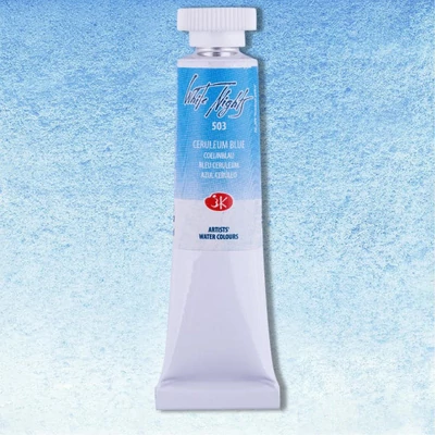 White Nights akvarel boja u tubi 10 ml - 503, ceruleum blue