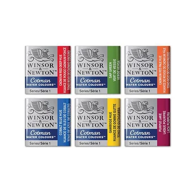 Svilenkasta akvarel boja Winsor&amp;Newton Cotman 1/2 - u raznim bojama