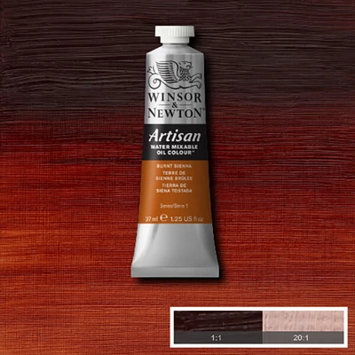 Winsor&amp;Newton Artisan vodena uljana boja, 37 ml - 074, burnt sienna