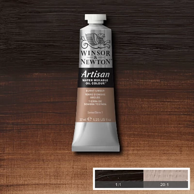 Winsor&amp;Newton Artisan vodena uljana boja, 37 ml - 076, burnt umber