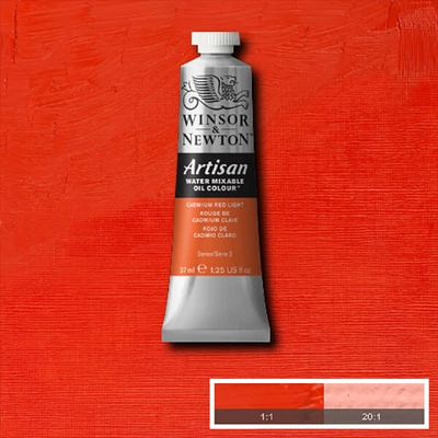 Winsor&amp;Newton Artisan vodena uljana boja, 37 ml - 100, cadmium red light