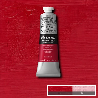 Winsor&amp;amp;Newton Artisan vodena uljana boja, 37 ml - 104, cadmium red dark