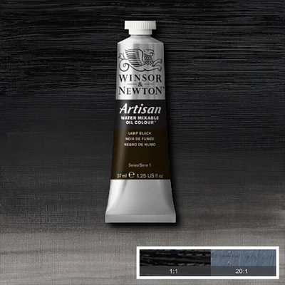 Winsor&amp;Newton Artisan vodena uljana boja, 37 ml - 337, lamp black