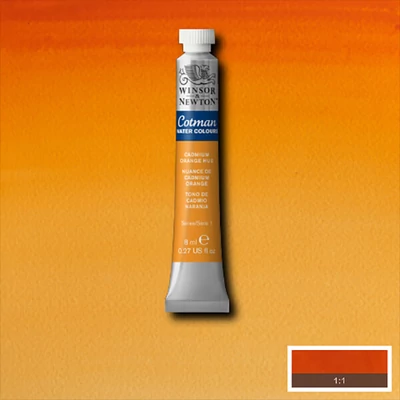 Winsor&Newton Cotman akvarel boja u tubi,  ml - 090, cadmium orange hue