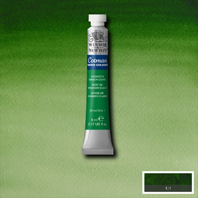 Winsor&Newton Cotman akvarel boja u tubi,  ml - 314, hooker's green light