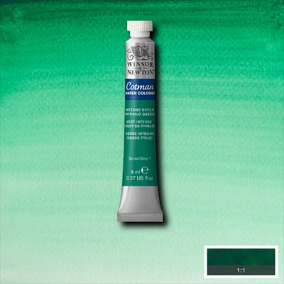 Winsor&amp;Newton Cotman akvarel boja u tubi,  ml - 329, intense green
