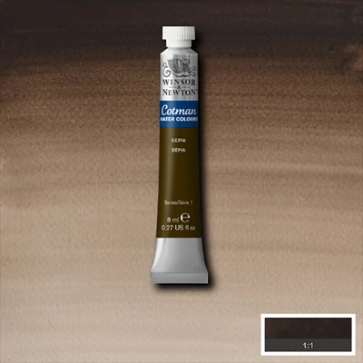 Winsor&Newton Cotman akvarel boja u tubi,  ml - 609, sepia