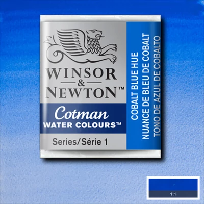 Winsor&amp;Newton Cotman 1/2 svilenkasta akvarel boja- 179, cobalt blue hue