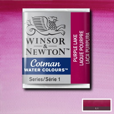 Winsor&Newton Cotman 1/2 svilenkasta akvarel boja- 544, purple lake