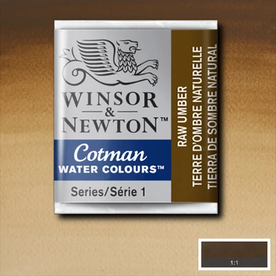 Winsor&Newton Cotman 1/2 svilenkasta akvarel boja- 554, raw umber