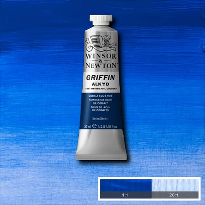 Winsor&amp;Newton Griffin alkidna uljana boja, 37 ml - 179, cobalt blue hue