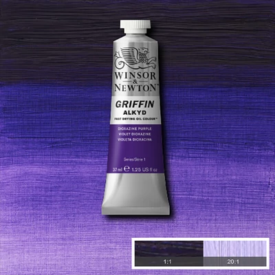 Winsor&amp;Newton Griffin alkidna uljana boja, 37 ml - 229, dioxazine purple