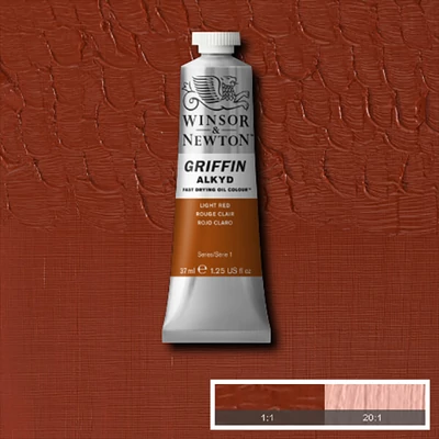 Winsor&amp;Newton Griffin alkidna uljana boja, 37 ml - 362, light red
