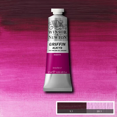 Winsor&amp;amp;Newton Griffin alkidna uljana boja, 37 ml - 380, magenta
