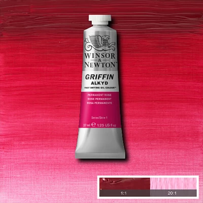 Winsor&amp;Newton Griffin alkidna uljana boja, 37 ml - 501, permanent rose