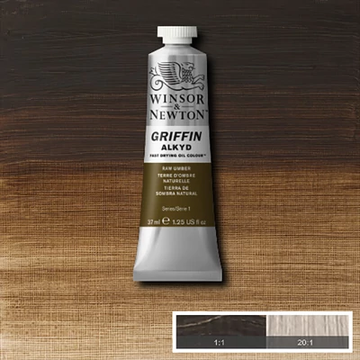 Winsor&amp;Newton Griffin alkidna uljana boja, 37 ml - 554, raw umber