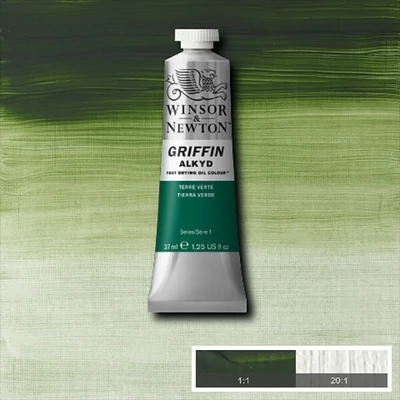 Winsor&amp;Newton Griffin alkidna uljana boja, 37 ml - 637, terre verte
