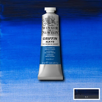 Winsor&amp;Newton Griffin alkidna uljana boja, 37 ml - 667, ultramarine green shade