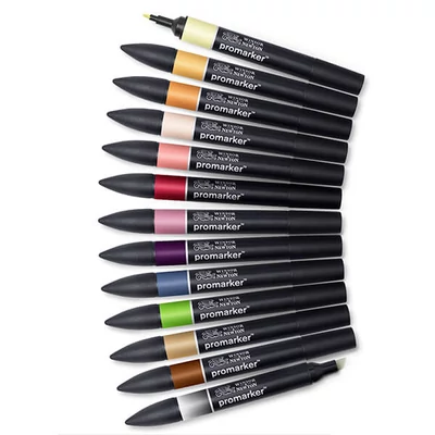 ProMarker dvostrani alkoholni flomaster - set - 12+1 kom, Manga Steampunk - 12+1 kom