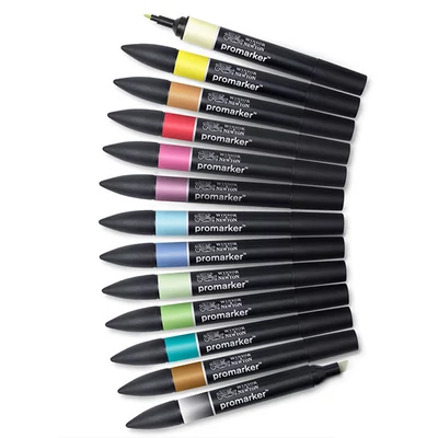 ProMarker dvostrani alkoholni flomaster - észlet - 12+1 db, Set 2