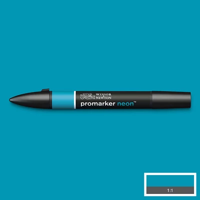 ProMarker Neon dvostrani flomaster - volt plavi