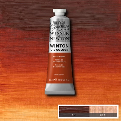 Winsor&amp;Newton Winton uljana boja, 37 ml - 074, burnt sienna
