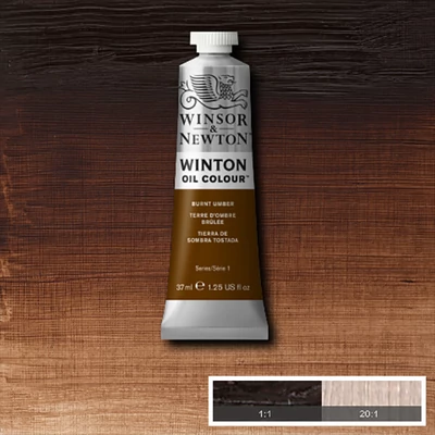 Winsor&amp;Newton Winton uljana boja, 37 ml - 076, burnt umber