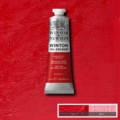 Winsor&amp;Newton Winton uljana boja, 37 ml - 098, cadmium red deep hue