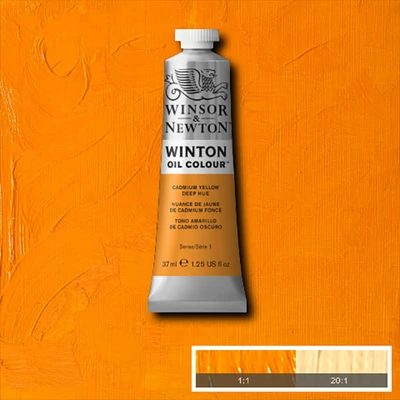 Winsor&amp;amp;Newton Winton uljana boja, 37 ml - 115, cadmium yellow deep hue