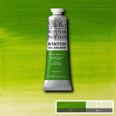 Winsor&amp;Newton Winton uljana boja, 37 ml - 145, chrome green hue